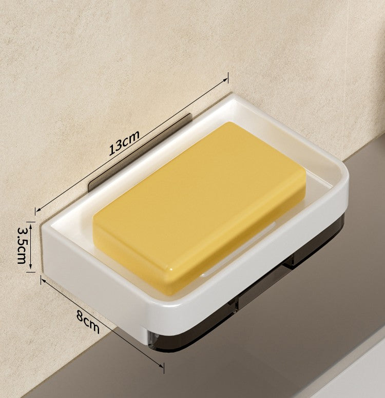 Porte savon mural couleur blanche