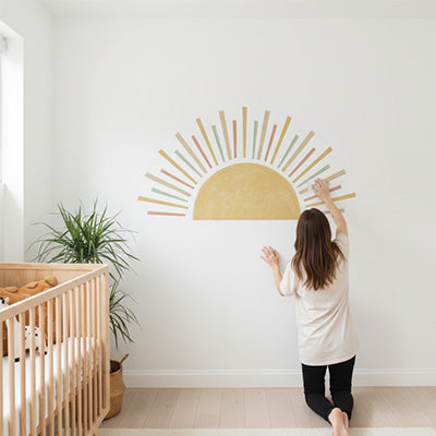 autocollant mural rayonnant l athmosphere