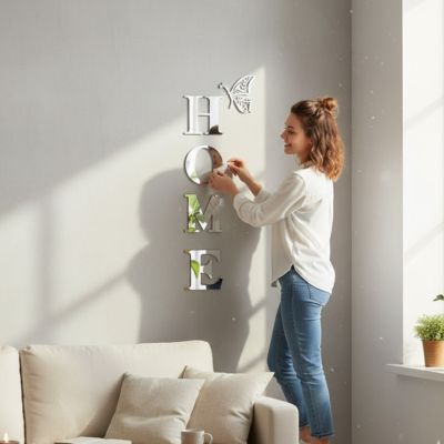 miroir autocollant reflete lumiere naturelle