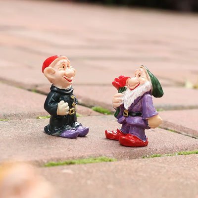 Nain de jardin rigolo | Résistant aux intempéries - Decoration pour maison