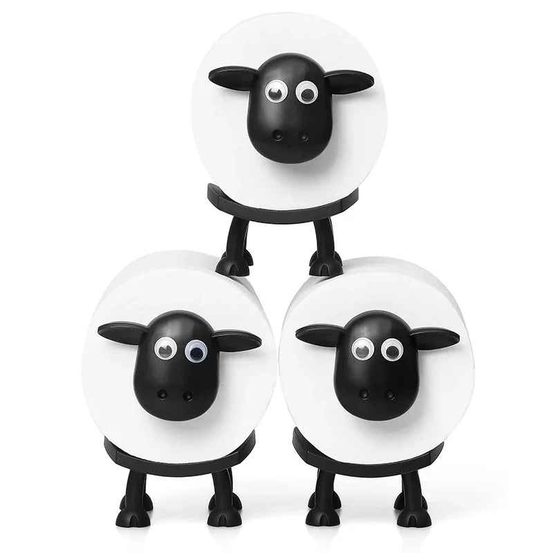porte papier toilette mouton 3 pcs