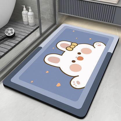 Tapis de bain antidérapant | Diatomite