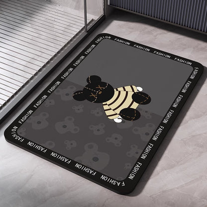 Tapis de bain antidérapant | Diatomite