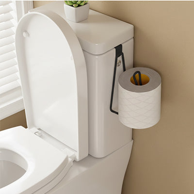 Porte papier toilette a placer directement sur toilette