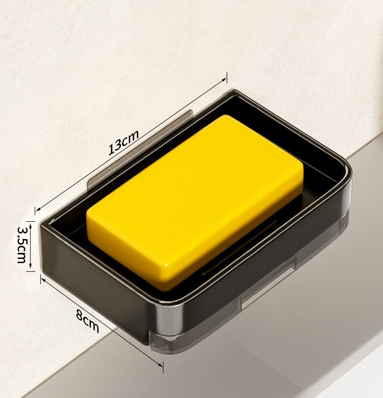 Porte savon mural couleur noir