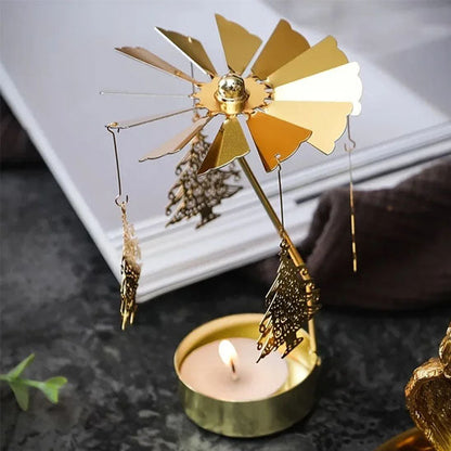 bougeoir dore 13 fois 8 cm