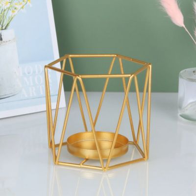 bougeoir dore  support