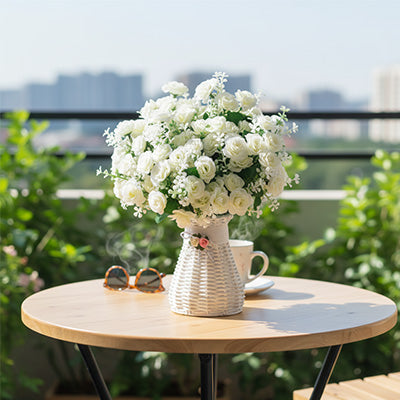 fleurs artificielles restent fraiches toute l annee