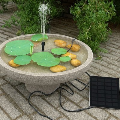Fontaine solaire | Écologique Jardin - Decoration pour maison