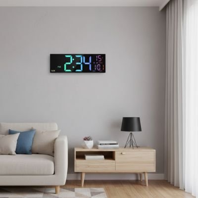 horloge murale digital multifonction