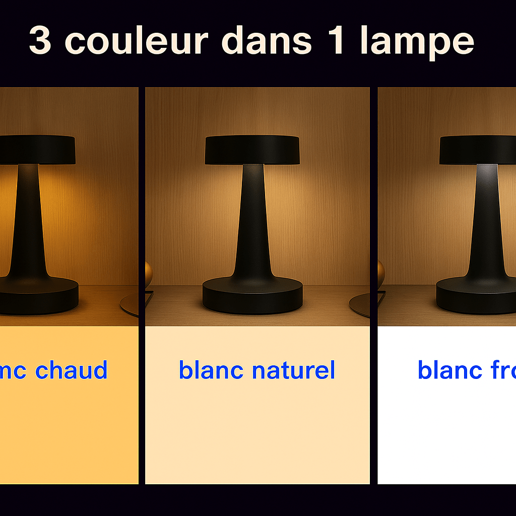 Lampe de table USB rechargeable | Lumipro - Decoration pour maison