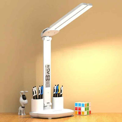 lampe bureau variante ecran led portes stylos 2 compartiments