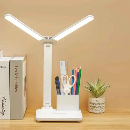 lampe bureau variante sans ecran led portes stylos 1 compartiments