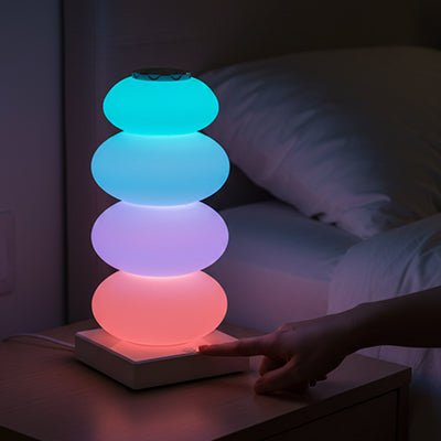 lampe chevet tactile modifiable multi couleur