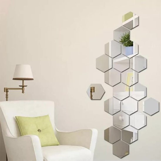 Miroir autocollant | DécoChic - Decoration pour maison