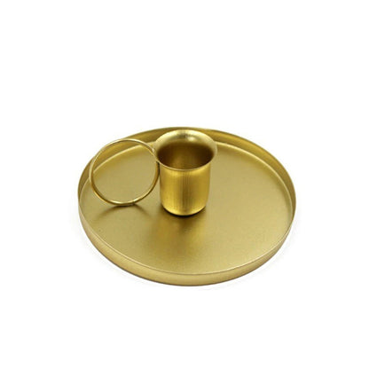 porte bougie couleur dore