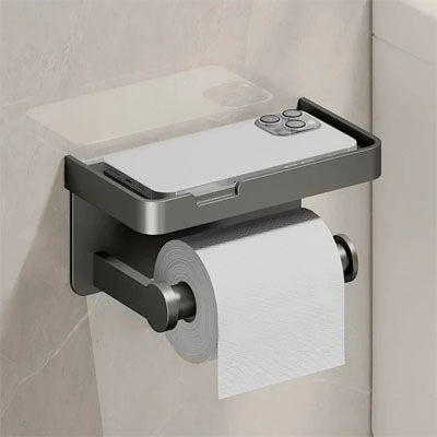 porte papier toilette en maillage aluminium