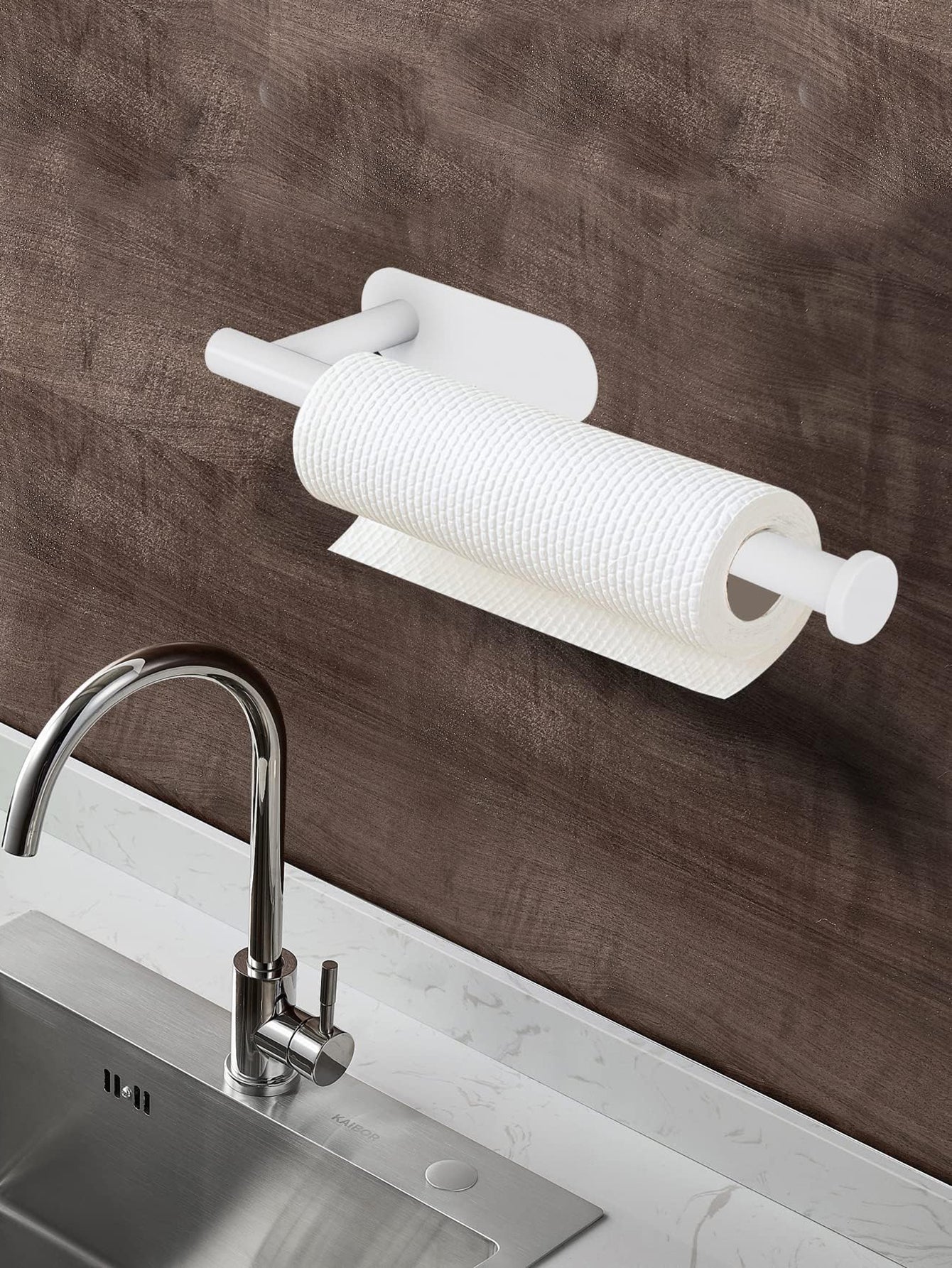 porte papier toilette style classique blanc grand