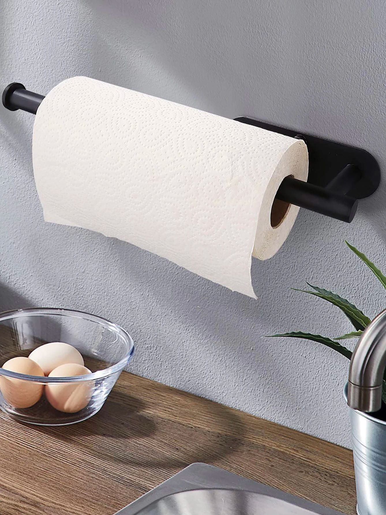 porte papier toilette style classique noir grand
