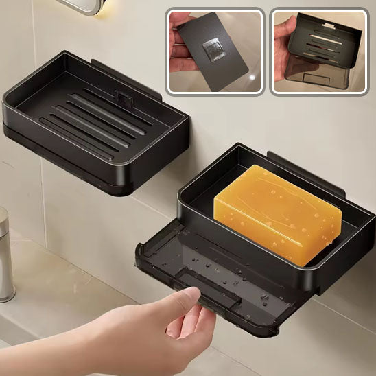 porte savon mural compatible avec chaque savon solide caroussel