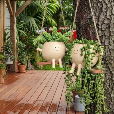 Pot de fleur suspendu | Modern Garden - Decoration pour maison