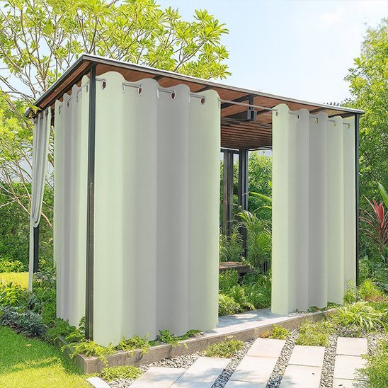 Rideaux extérieur imperméable | TerraProtect - Decoration pour maison