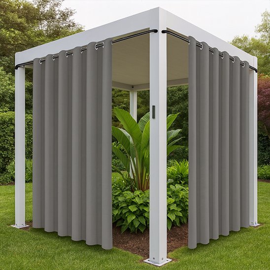 Rideaux extérieur imperméable | TerraProtect - Decoration pour maison