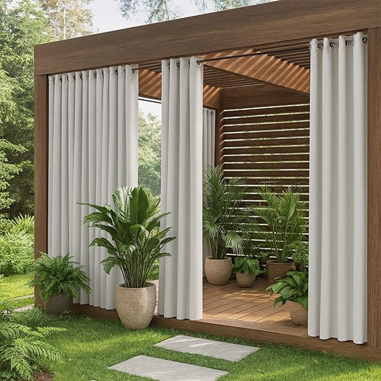 Rideaux extérieur imperméable | TerraProtect - Decoration pour maison