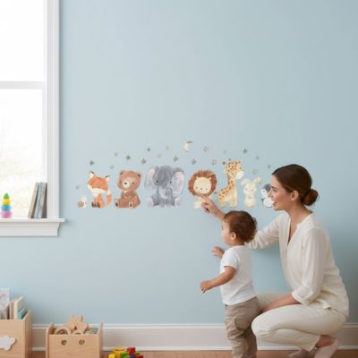 stickers muraux couleurs vives