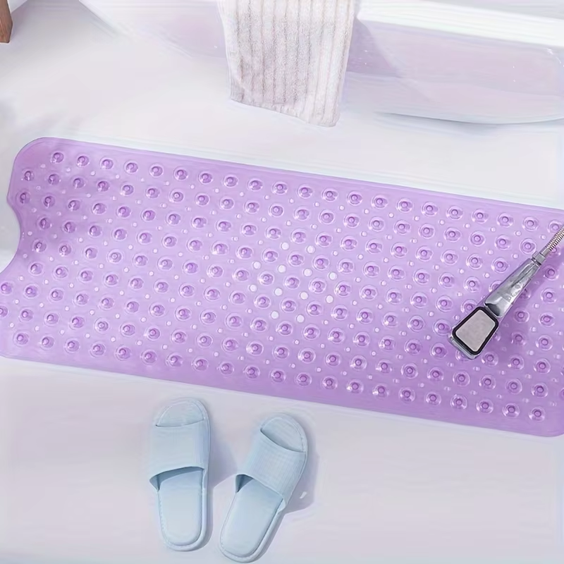 tapis de bain violet