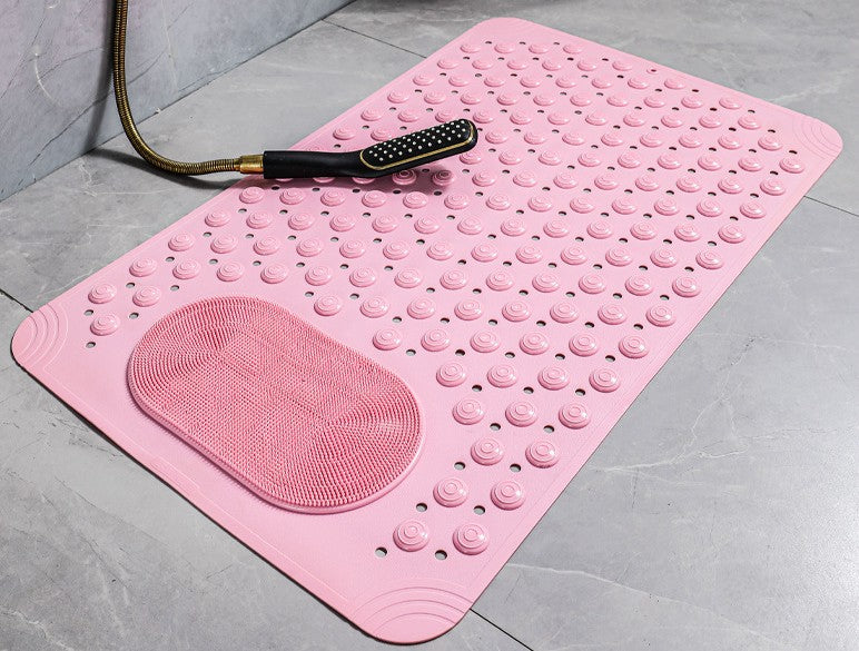tapis bain couleur rose