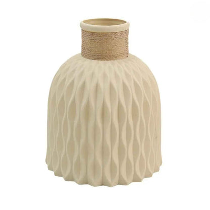 vase plastique couleur beige