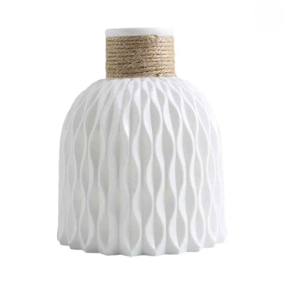 vase plastique couleur blanc