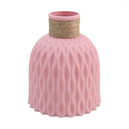 vase plastique couleur rose